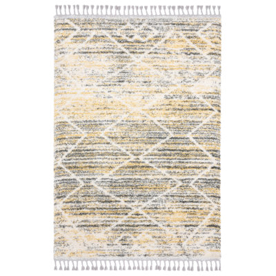 Tapis gris Ikat