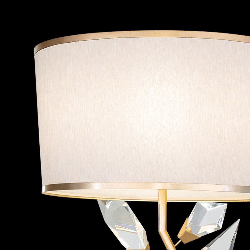 Foret Table Lamp, Gold, White