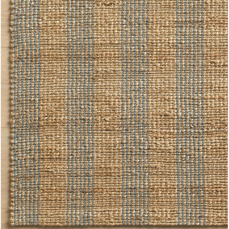 Chris Loves Julia x Loloi Judy Natural / Sky Area Rug, Rectangle 2'3" x 3'9"