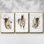 Rustic Bull II, ensemble de 3 toiles encadrées sur toile-1953006961-1953006974