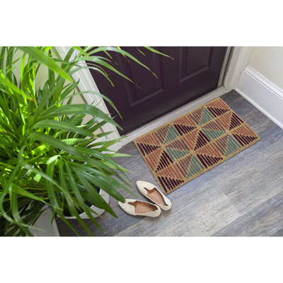 Geometric Outdoor Doormat