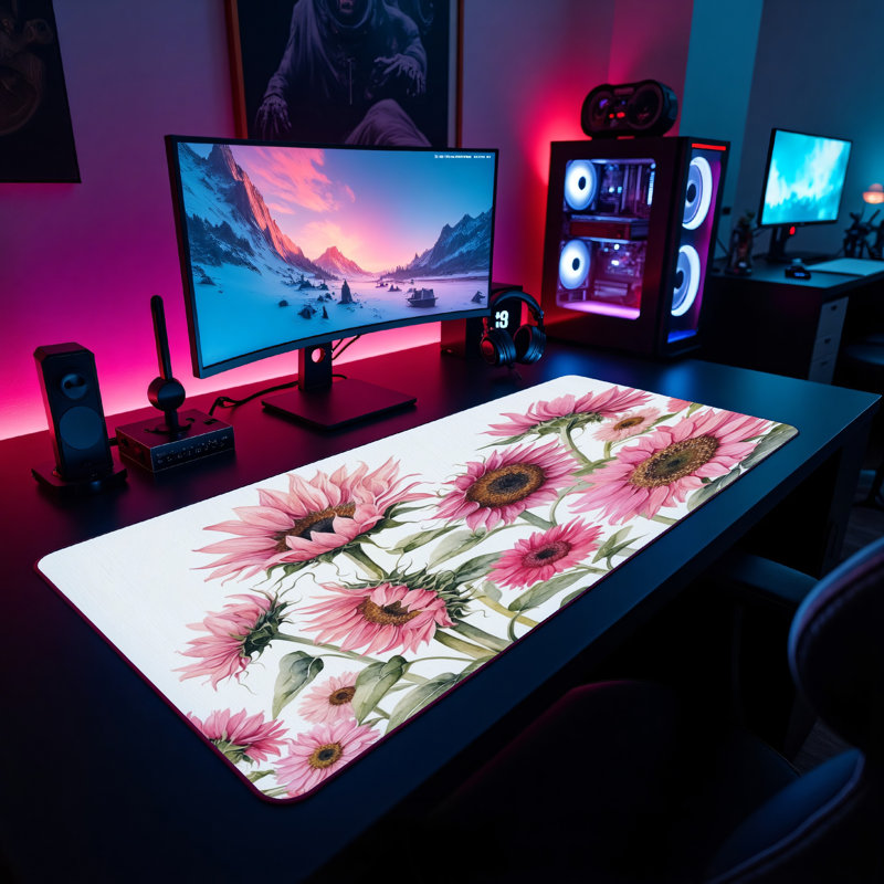 Polyester Desk Pad, 31.5x15.5