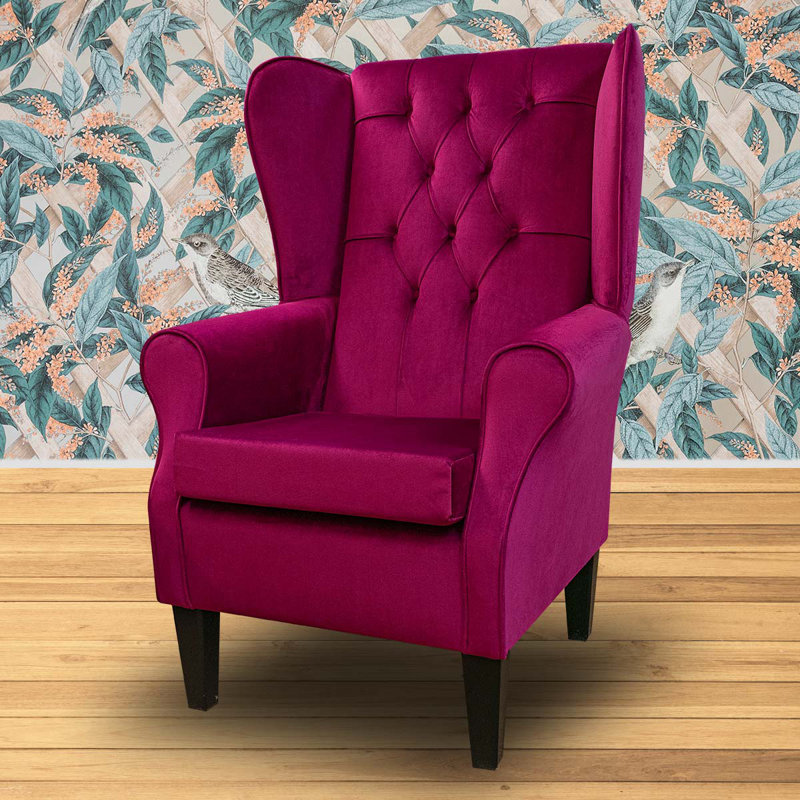 79cm Wide Tufted Wingback Chair
