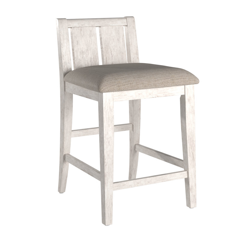 Tabouret de comptoir 25 po Heitman, Blanc