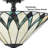 Stained Glass Semi Flush Ceiling Light-682609380