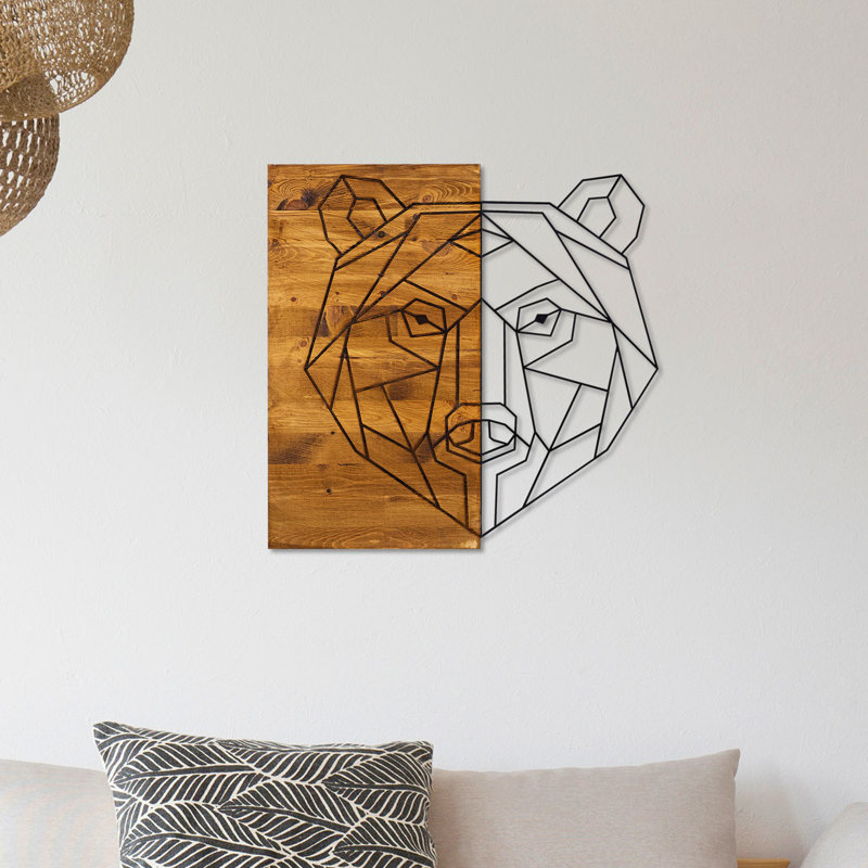 Animals Wall Decor on Solid Wood
