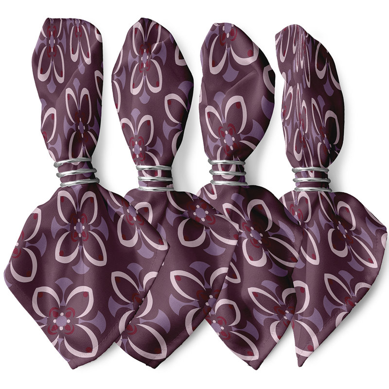 Serviette 22 po Hamra, L 18 po x L 18 po, Mauve / rose