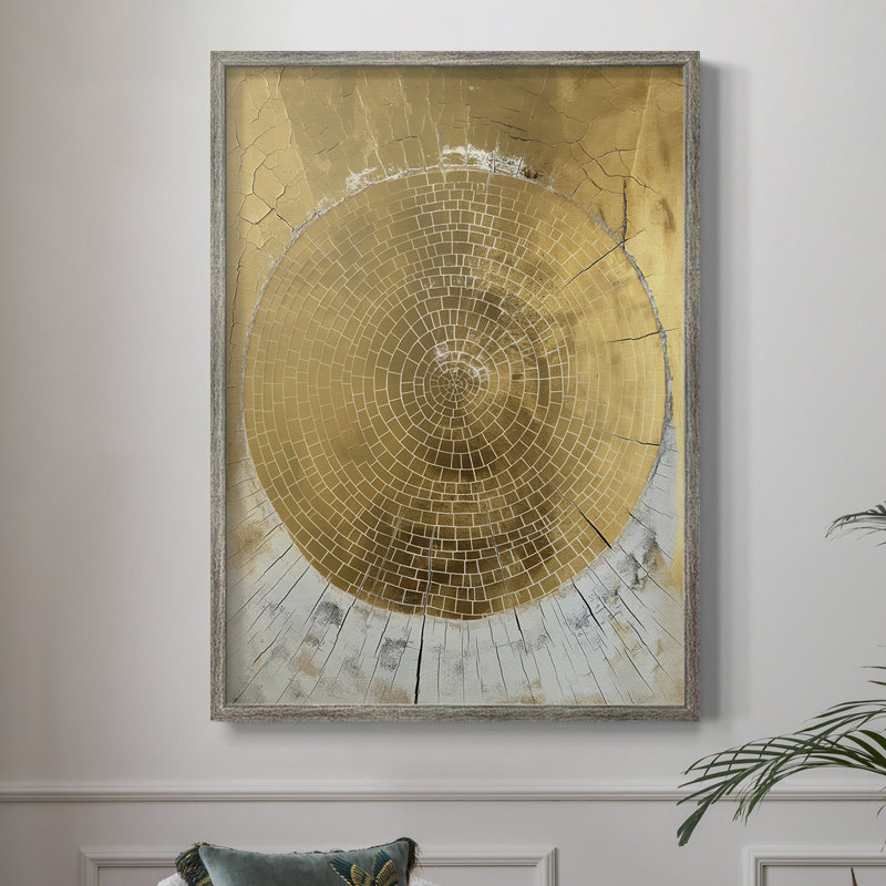 ABSTRACT Series CCXIX Framed Print - Solid Wood, 15" H x 12" W