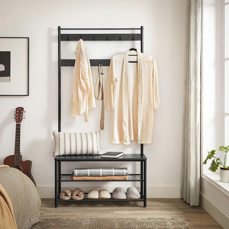 Anaias Hall Tree 85cm Wide with Bench and Shoe Storage