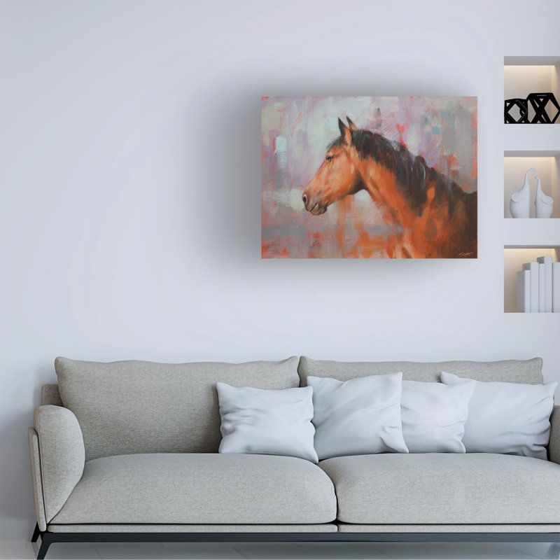 Art sur toile John Silver Horse, H 14 po x l 19 po