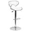 Tabouret de bar à hauteur réglable en vinyle Preston-31020402