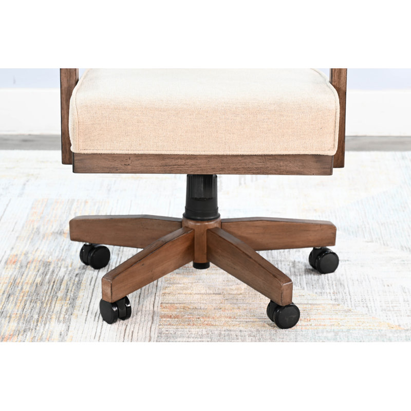Heanor Executive Chair, Vinyl Buckskin, Brown