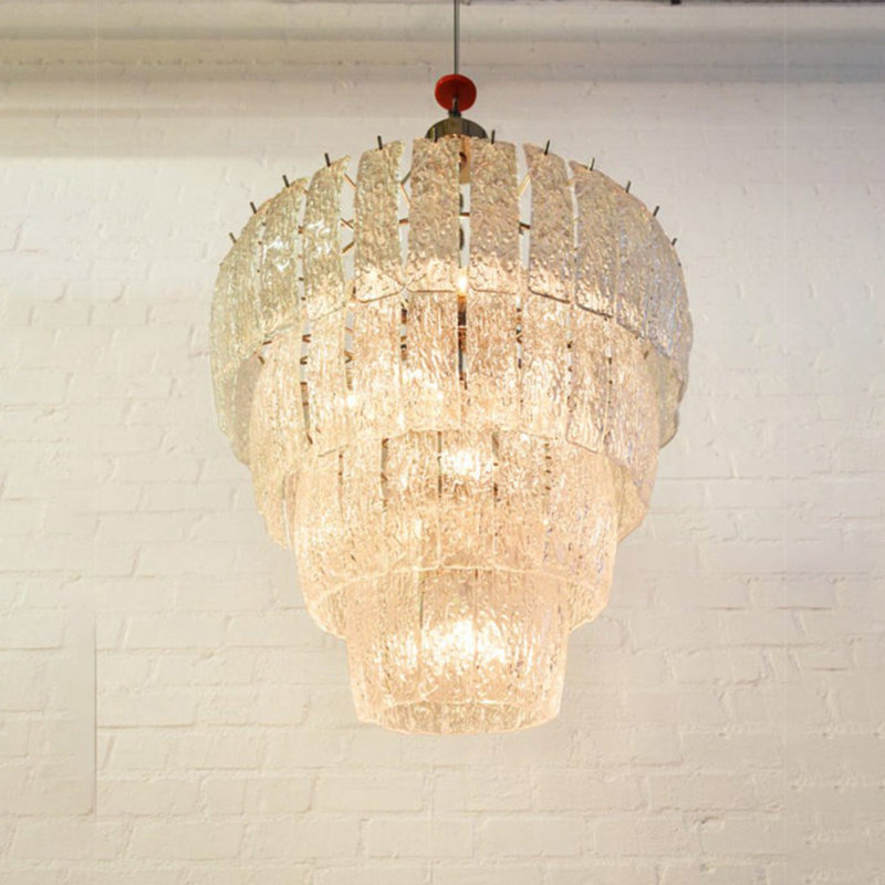 Gloria Chandelier, Polished Nickel, 8