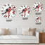 Bouvreuil sur une branche - horloge murale traditionnelle-60327054