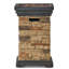 Colonne de feu de 29 po de hauteur - 40000, aspect pierre, oxyde de magnésium 19,21 po x 29 po, sans assemblage