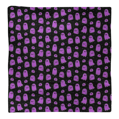 Serviette de coton à motif fantôme
