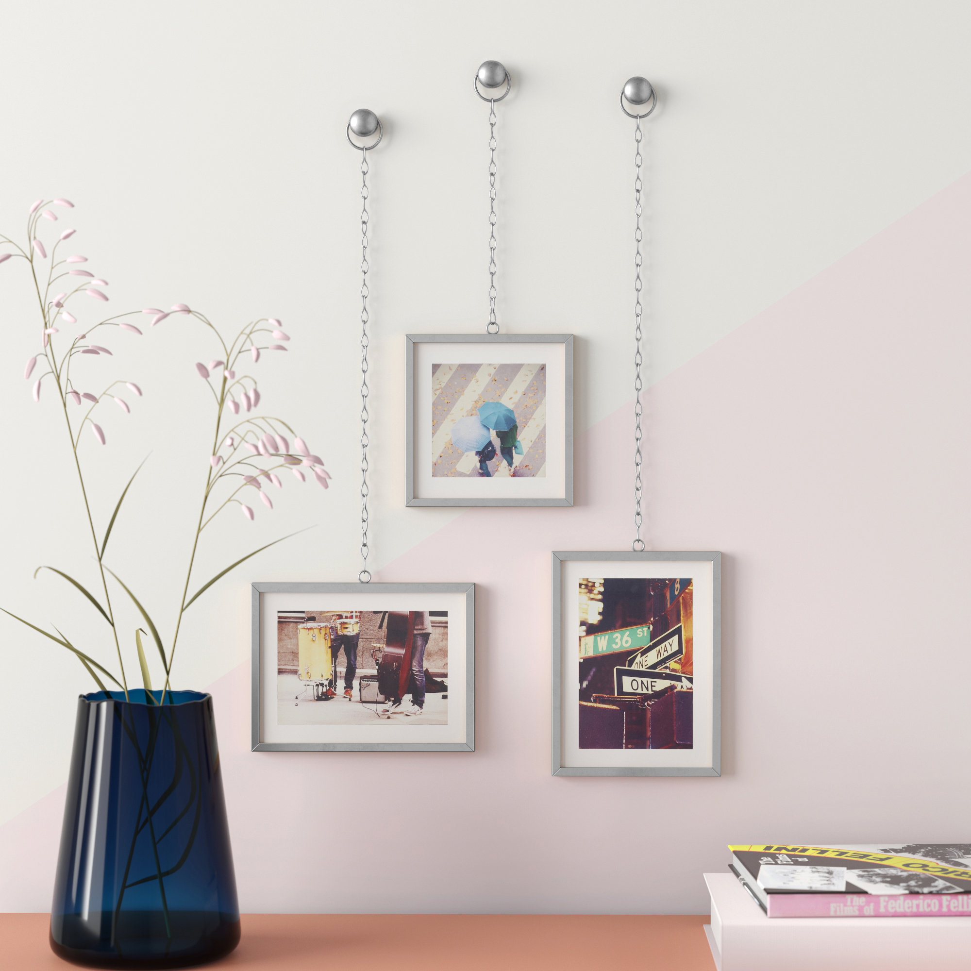 Umbra Fotochain Gallery Wall Picture Frame, Set of 3 