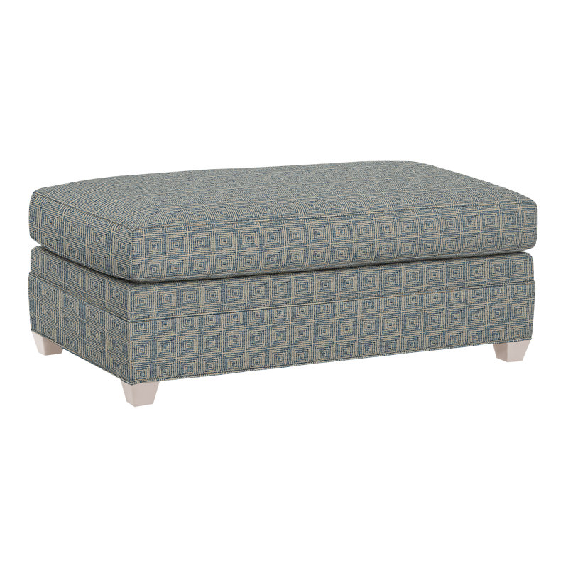 Repose-pieds American Bungalow Nicholas, Perigold Mixi Fern, Gris colombe