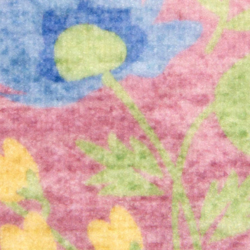 Tapis lavable à la machine Finley, Rose / multicolore, 3 pi x 5 pi