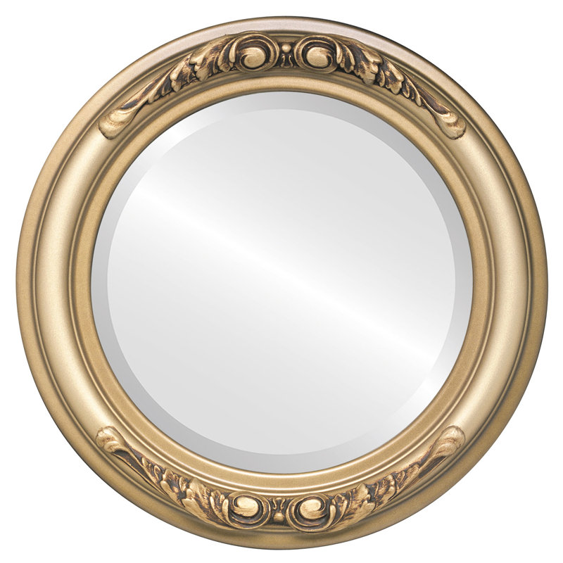 Miroir décoratif biseauté glam Winfrey, 21 po x 21 po