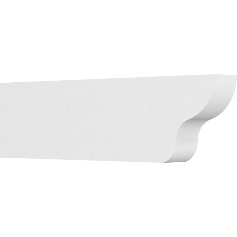 Queue de chevron standard en PVC de qualité architecturale Greensboro, H 10 po x L 4 po x P 36 po