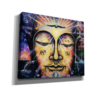 «Trindha Buddha Elephant» par Jan Kasparec, art mural sur toile Trinx