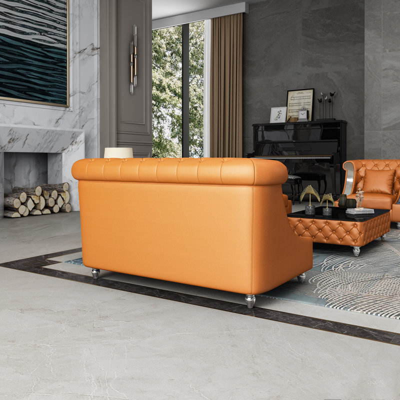 Mayfair Loveseat, Cognac