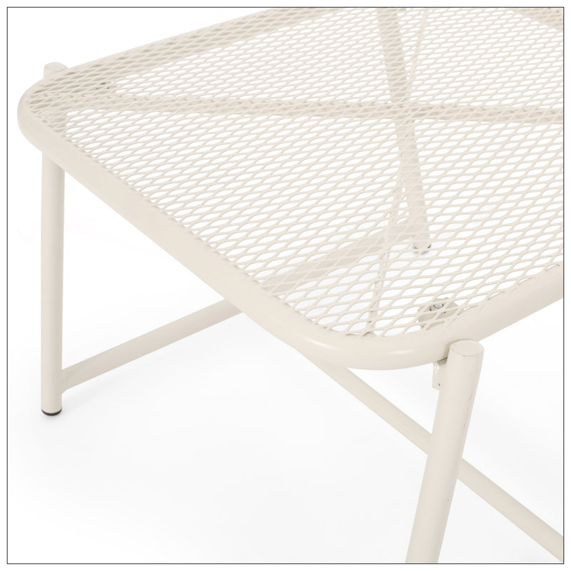 TABLE D'APPOINT H 13 "KINCAID, Blanc mat