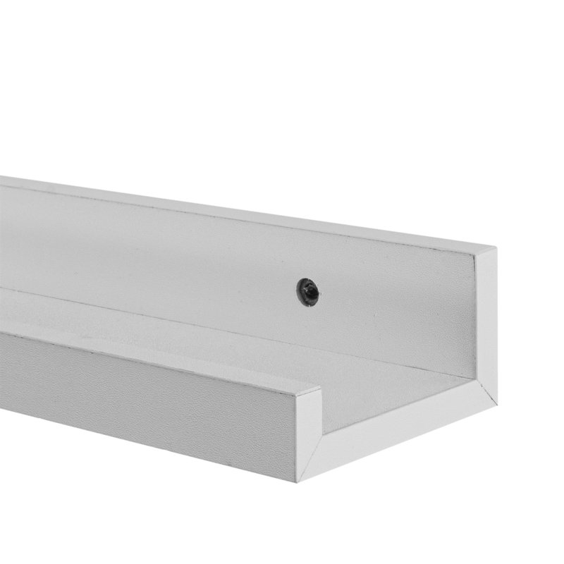 Harbour Housewares - Floating Picture Ledge Wall Shelf, 4cm H x 57cm W x 10cm D, White