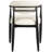 Eligah Vegan Leather Upholstered Dining Arm Chair-6766397-6766377