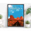 Arizona, style rétro, affiche de voyage, impression rétro sans cadre, art mural maison et bureau-1893143840