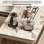Bureau d'ordinateur en L en pierre frittée Luxury-763860215