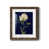 Papier, cadre noyer