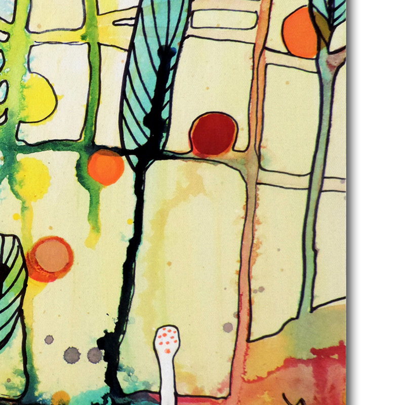 Sylvie Demers Abstract Canvas Print in Multicolor, 27" x 33"
