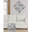 Table de bout carrée en aluminium argenté