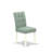 3 Piece Mid Century Modern Dining Set contain A Dinning Table and Willow Green Polyester Fabric 2 Dining Room Chairs, Linen White-2922348-1932214-39344688