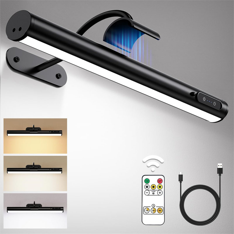 Atkisson LED Armed Sconce, Matte Black
