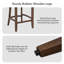 Tabouret de comptoir rembourré en bois massif-87925484-87925485