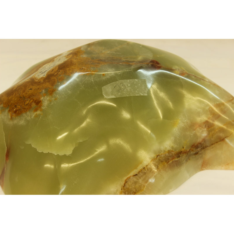 Green Chameleon Onyx Centerpiece