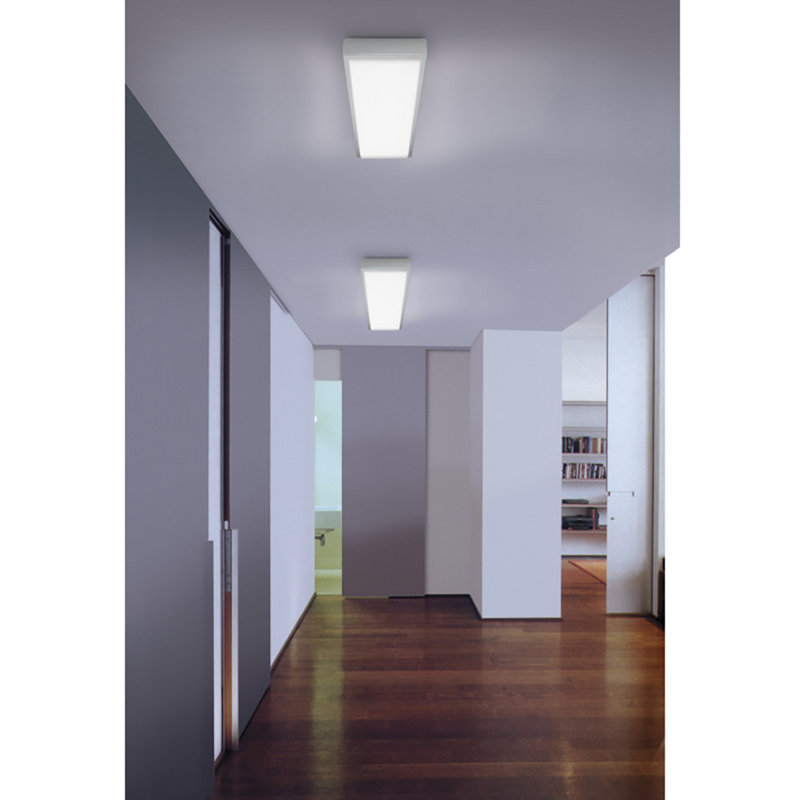 Flat-R 2-Light Flush Mount, 23.5" / 2 x 24W Fluorescent