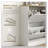 Slim Shoe Cabinet for Entryway Modern Hidden Shoe Storage Cabinet with 2 Flip Drawers and Adjustable Shelves