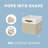 4 Pack 11" X 11" X 11" Foldable Canvas Storage Cubes, Collapsible Linen Fabric Bins With Handles, Cube Organizer Baskets Compatible With Kallax Shelves For Home Organization