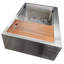 Pro Series 33'' L Stainless Steel Single Basin Kitchen Sink
