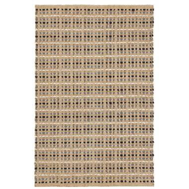 Tenali Rug, olive green & off-white