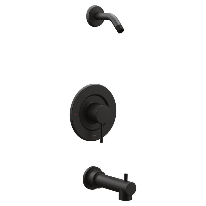 Ensemble de garniture de robinet de douche et baignoire Posi-Temp Moen Align, valve et pomme de douche vendus séparément