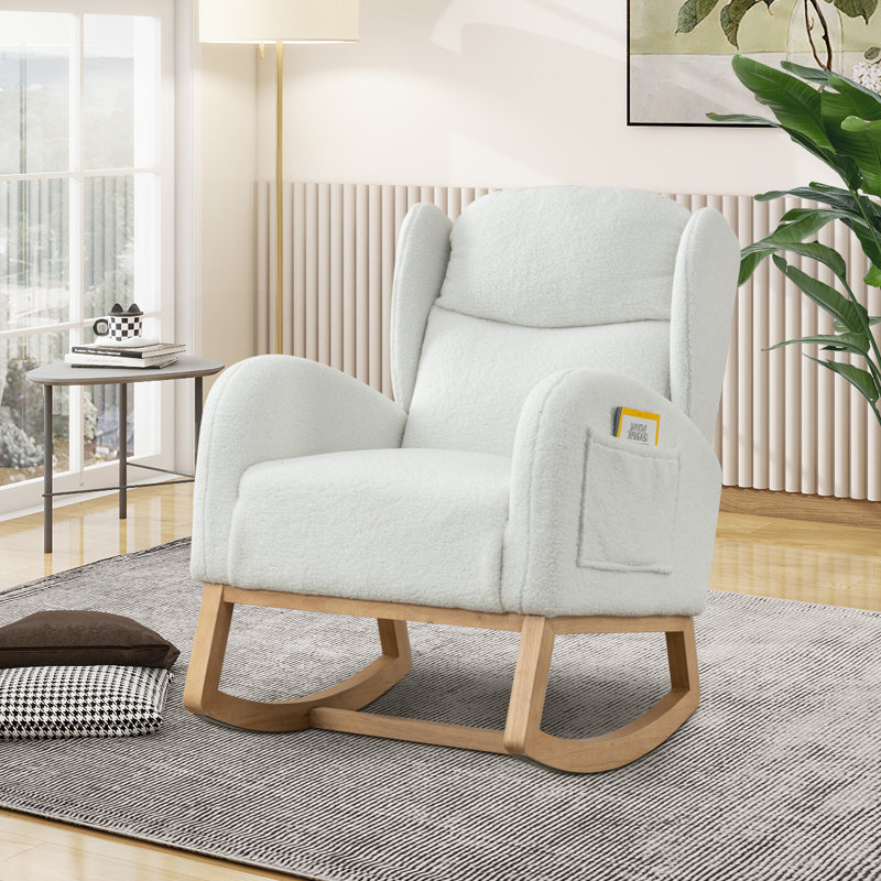 Lorinda Rocking Chair, White