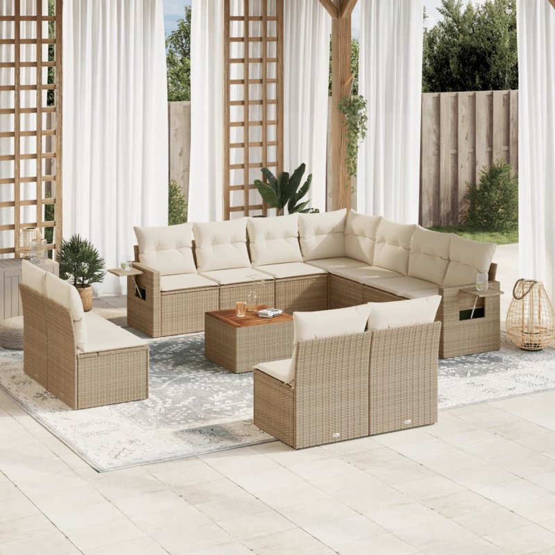Ensemble de canapé de jardin Vidaxl