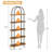 71" Bookshelf 5 Tier Bookcase Arched Display Racks Tall Bookshelf Freestanding Open Storage Shelf-1362693484