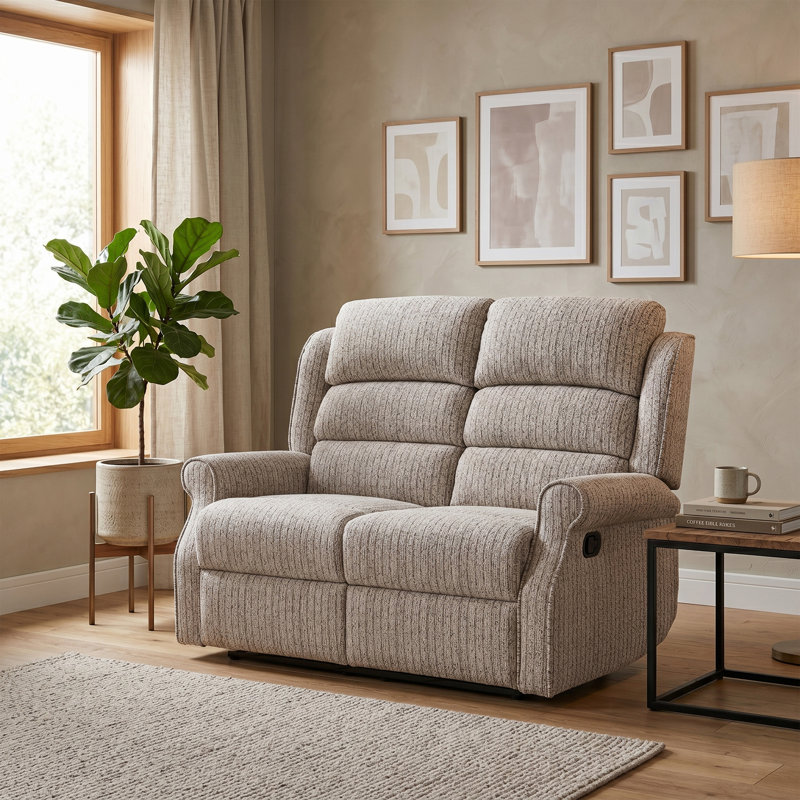 Lainey Reclining Sofa, Natural, 2