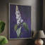 Reproduction encadrée FLORAL Series CCXLI - bois massif-713247898